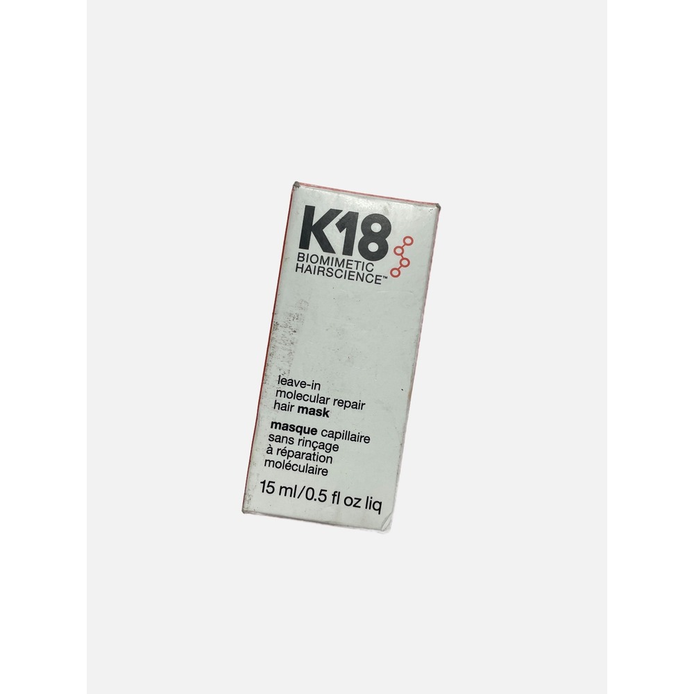 K18 Leave-In Molecular Repair Hair Mask Unisex 15ml 0.5oz Treatment Damaged Hair